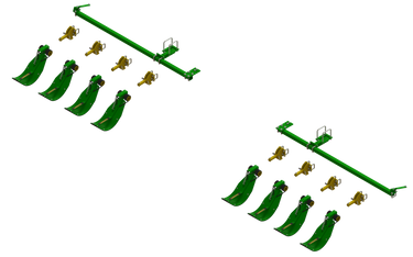 LANSS612R8N -- Lankota Stalk Stomper® Mounting Kit for John Deere® 612C/712C Series Corn Heads with 20